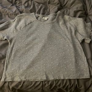 AE Floral Cropped Tee